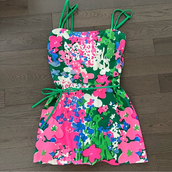 Vintage Other - Vintage 60’s / 70’s sea waves romper swim dress